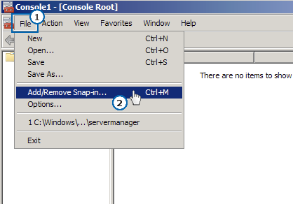 "Microsoft Management Console window"