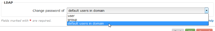 Default user in domain