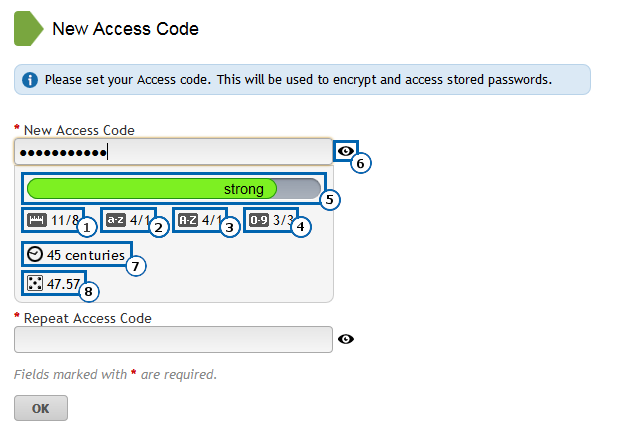 New Access Code